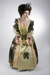 Vintage fashion decolletes