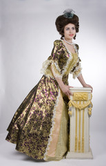 Elegant baroque woman