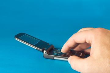 Dialing in a number on cell phone