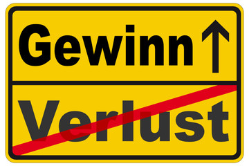 Fototapeta premium Gewinn