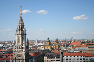 Fototapeta premium munich, marienplatz