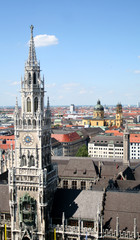 Obraz premium munich, marienplatz