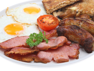 Full English Fried Breakfast