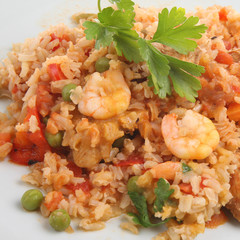 Spanish Paella Meal