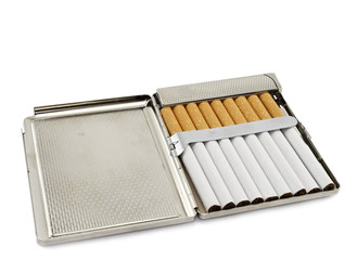 cigarette-case isolated on white background