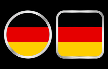 Obraz premium Germany flag icon