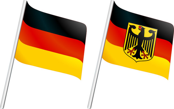 Drapeau Allemagne et emblème