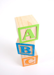 Colorful Wooden ABC Blocks