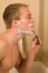 shaving close Up