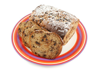 Sliced Banana Cake