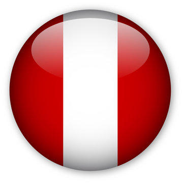 Peruvian Flag button