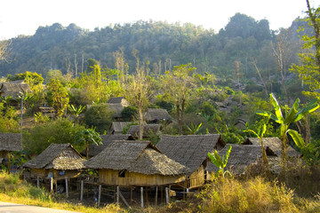 Plakat Thai-Burma border Village