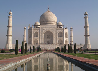 Fototapeta na wymiar Taj Mahal w Indiach pałac
