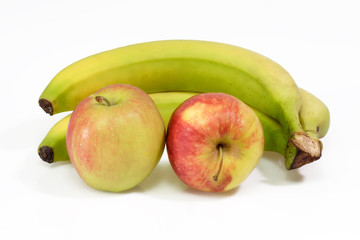 Bananen und Äpfel