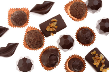 Delicious, handmade chocolate pralines
