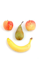 Happy fruit face
