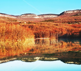 Lake in autumn