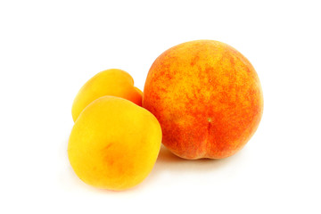 peach and apricots