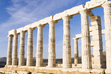 Fototapeta premium Temple of Poseidon near Athens, Greece.