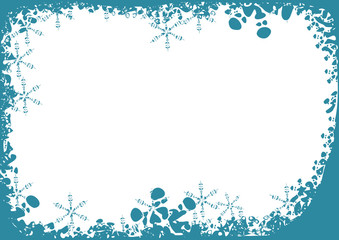 Frost pattern frame.