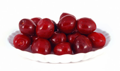 Fresh sweet cherries