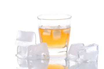 glass of alcoholic drink