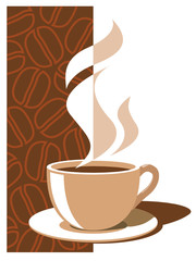 Cup of coffee, vector