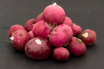 Some garden radishes