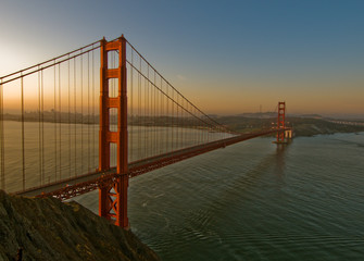 Fototapeta na wymiar Golden Gate Bridge, San Francisco, Kalifornia