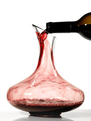 Wein dekantieren