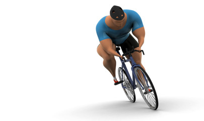 Fototapeta premium coureur cycliste