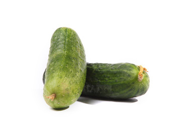 Cucumbers isolated