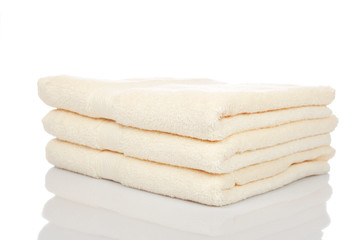 Yellow towels