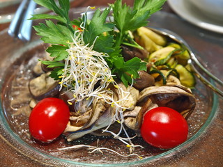 salat,antipasti, vorspeise büffet