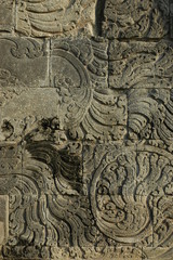 Carving and Borobudur Temple Indonesia