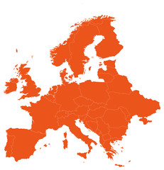 Naklejka premium l'europe