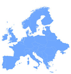 Naklejka premium l'europe