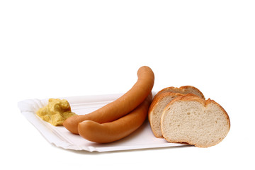 Paar wiener Würstchen