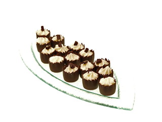 petit fours mit creme,klassisches Französisches kleingebäck