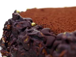 festtags büffet, der feinste schokoladenkuchen