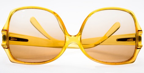 Yellow retro Sunglasses