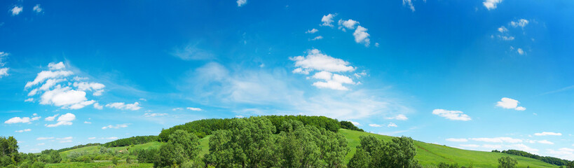 Panorama of russian nature
