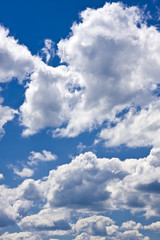 Blue sky with clouds