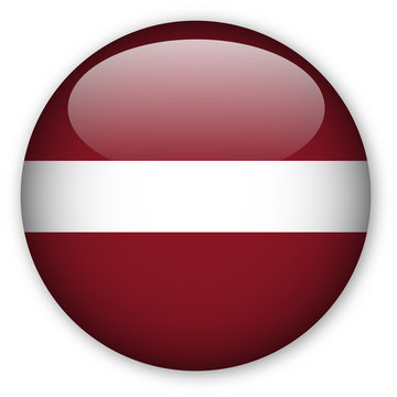 Latvian flag button
