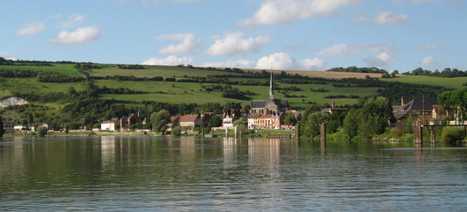 Les Andelys & ch&acirc;teau Gaillard, France
