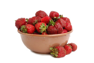 Ripe strawberries