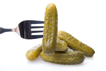 Pickled gherkins