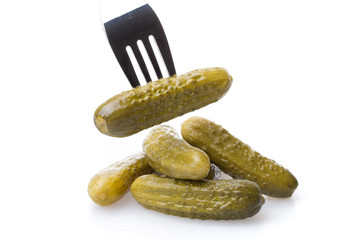 Pickled gherkins