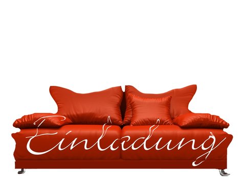 Einladung Sofa