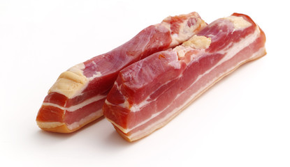 raw smoked bacon